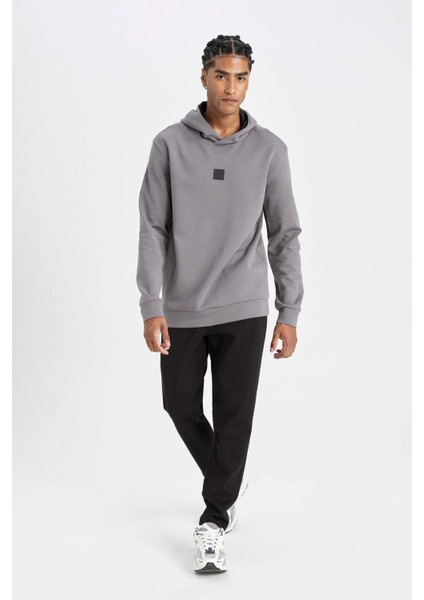 Fit Jogger Eşofman Altı Slim Fit Dar Kesim Beli Lastikli Cepli Düz Paça S3309AZ24AU