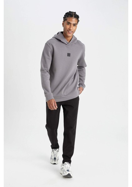 Fit Jogger Eşofman Altı Slim Fit Dar Kesim Beli Lastikli Cepli Düz Paça S3309AZ24AU
