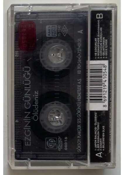 Ezginin Günlüğü Ölüdeniz Kaset (Orjnal Dönem Baskı Kaset) fiyatları