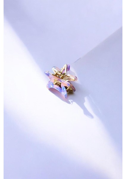 Kadın Minik Altın Detaylı 4 cm Kemik Mandal Toka modelleri