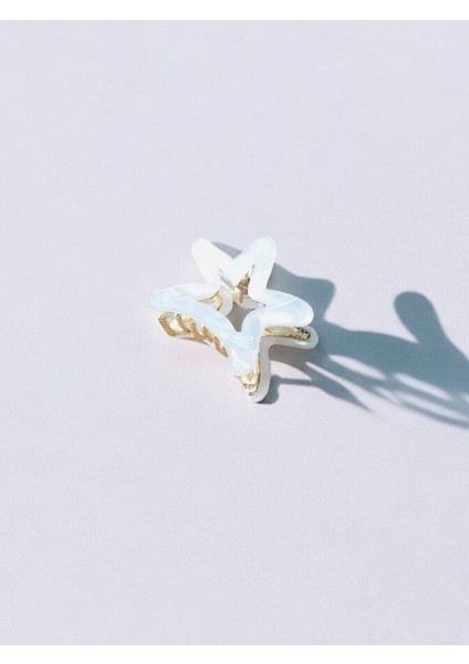 Kadın Minik Altın Detaylı 4 cm Kemik Mandal Toka fiyatları