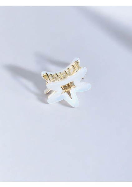 Kadın Minik Altın Detaylı 4 cm Kemik Mandal Toka modelleri