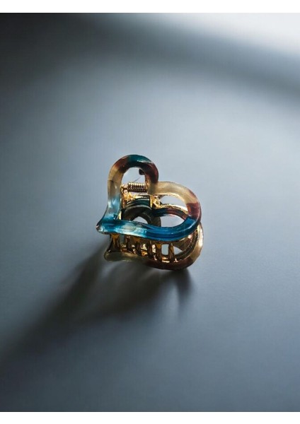 Kadın Minik Altın Detaylı 4 cm Kemik Mandal Toka fiyatları