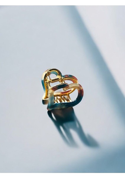 Kadın Minik Altın Detaylı 4 cm Kemik Mandal Toka modelleri