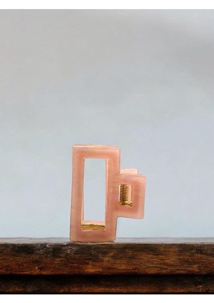 Kadın Minik Altın Detaylı 4 cm Kemik Mandal Toka fiyatları