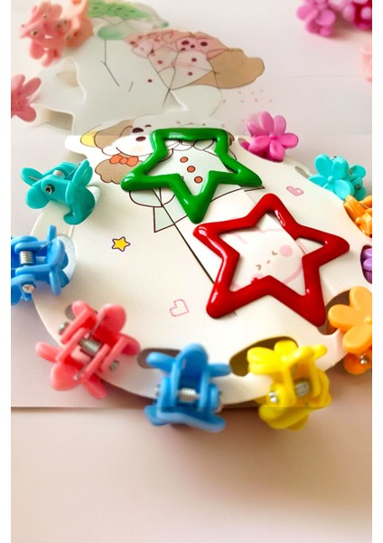 Çocuk Minik Mandal Toka ve Yıldız Çıtçıt Toka Seti fiyatları