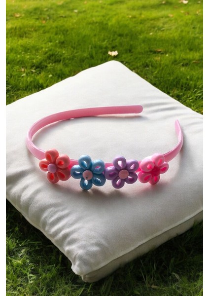 Çocuk Papatya Figürlü Soft Renklerde Taç modelleri