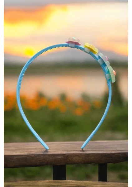 Çocuk Papatya Figürlü Soft Renklerde Taç