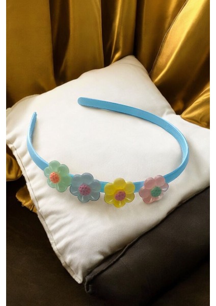 Çocuk Papatya Figürlü Soft Renklerde Taç modelleri