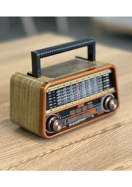 Helsinki Machine HS-1955 (Bluetooth+Usb+Tf Çalar) Fm Nostaljik Radyo