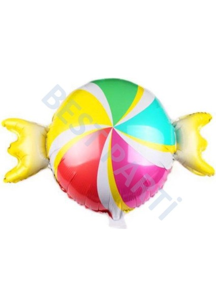 Renkli Şeker Folyo Balon 75 x 46 cm