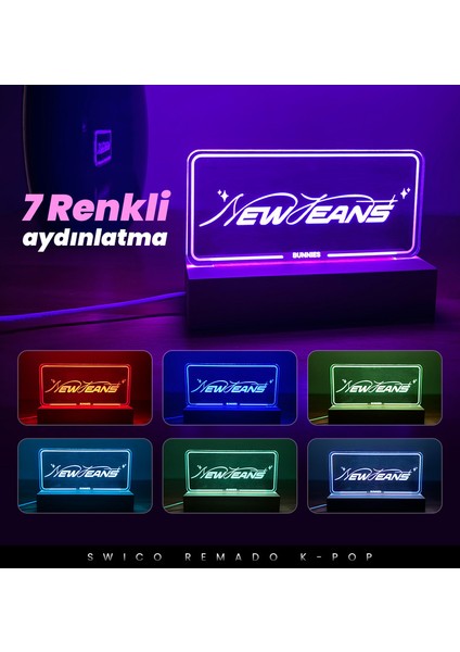 Kpop New Jeans Gece Lambası (Yurt Dışından)