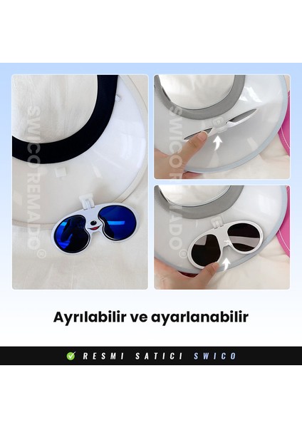 Çıkarılabilir Güneş Gözlüğü ile Çocuk Güneş Şapkası (Yurt Dışından) fırsatları