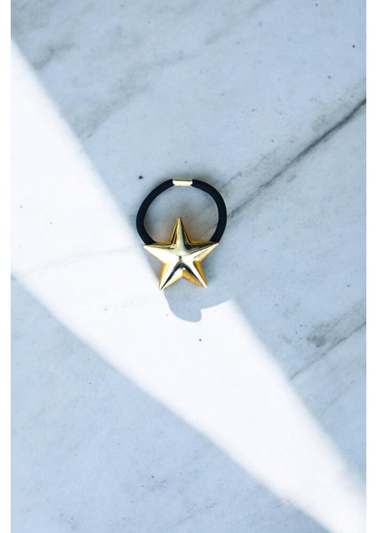 Kadın Gold Metal Lastik Toka