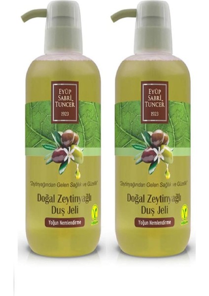 Doğal Zeytinyağlı Duş Jeli 600 Ml 2 Adet