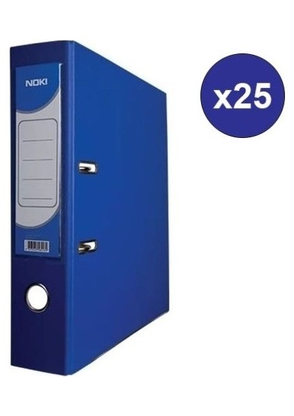 Noki Klasör Plastik Çıtalı Geniş Mavi 25 Adet (Yurt Dışından)