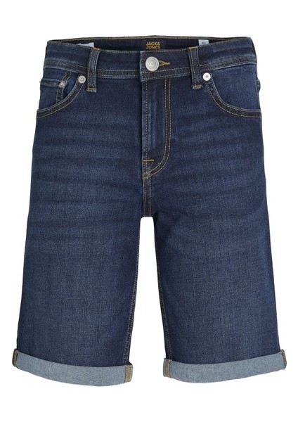 Normal Bel Normal Mavi Erkek Denim Şort 12230491