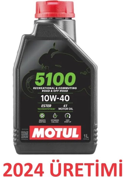 2024 Üretim Motul 5100 10W40 1lt