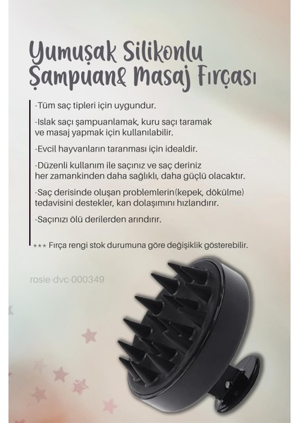 Sirke Şampuan Frambuazlı 100 Ml, Saç Toniği 100 Ml, Şampuan Fırçası ve Rosıe