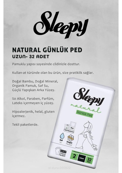 Natural Ultra Hassas Hijyenik Ped Gece 7 Al 6 Öde 18 Adet ve 32 Li Günlük Ped