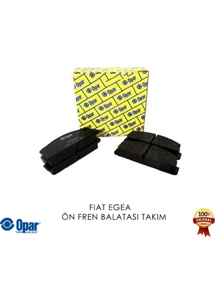 Fıat Egea - Ön Fren Balatası Takım - (Orıjınal Opar) - (77367910EY)