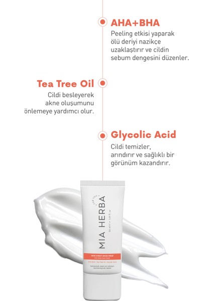 Akne Karşıtı Bakım Kremi 50ML modelleri