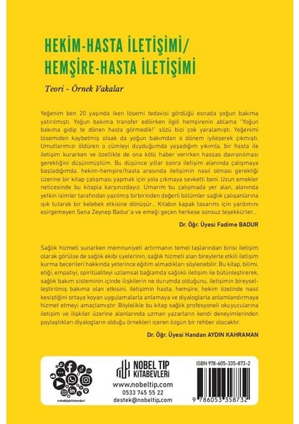 Hekim-Hasta İletişimi Hemşire-Hasta İletişimi fiyatları
