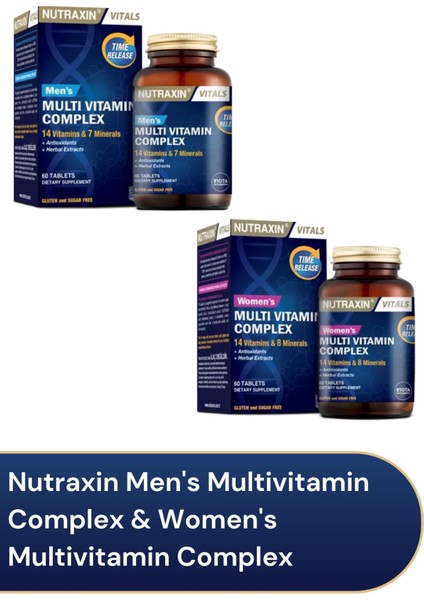 Men's Multivitamin Complex & Women's Multivitamin Complex