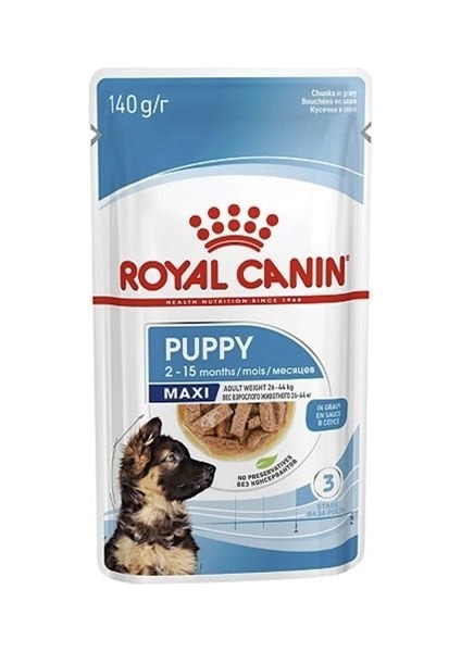 Royal Canin Maxi Puppy Gravy Yavru Konserve Köpek Maması 140 gr