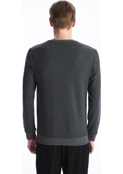 Lcwaıkıkı Classic Bisiklet Yaka Uzun Kollu Erkek Sweatshirt indirimleri