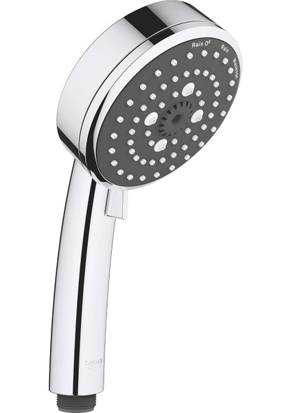 Vitalio Comfort 100 Quickfix El Duşu | 3 Akışlı | Su Tasarruflu | Kireç Önleyici Sistem | Duş Başlığı | Krom | 26092000