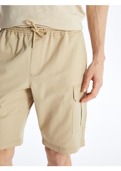 Lcw Casual Standart Kalıp Gabardin Erkek Bermuda Şort