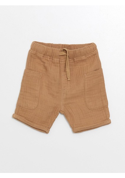 Lcw Baby Beli Lastikli Basic Erkek Bebek Şort