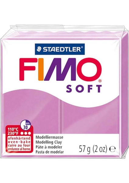 802062 Fimo Soft Modelleme Kili 57 Gr. Lavanta