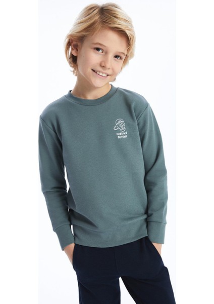 Lcw Kids Bisiklet Yaka Baskılı Uzun Kollu Erkek Çocuk Sweatshirt fiyatları