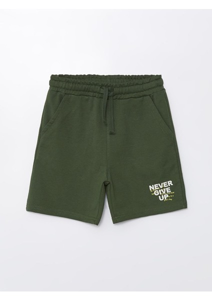 Lcw Kids Beli Lastikli Baskılı Erkek Çocuk Şort