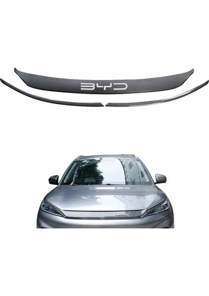 Byd Atto 3 Ön Tampon Izgarası, Abs Karbon Kaplama, Mat ve Parlak Karbon Siyah Renk Seçeneği Ile