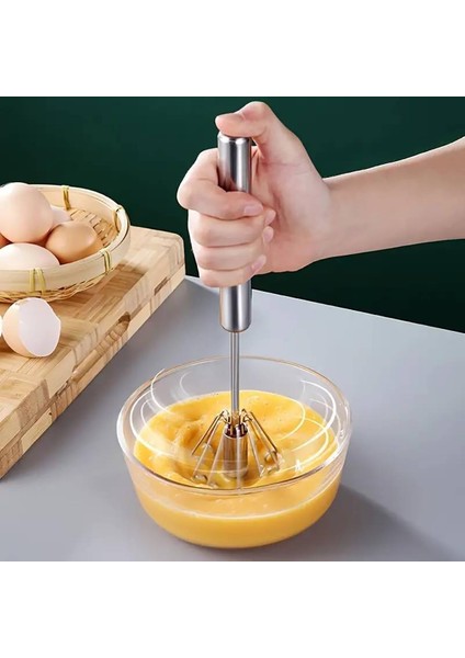 Çok Fonksiyonlu Yumurta Çırpıcı, Paslanmaz Çelik, Yarı Otomatik, Çırpma/Karıştırma/Köpürtme