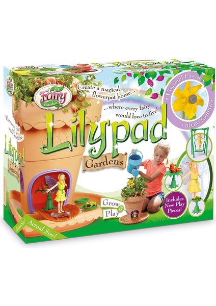 Fairy Garden Lilypad Peri Saksı Seti