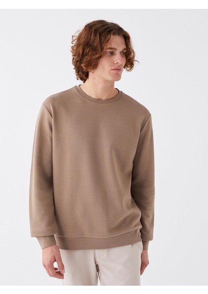 Lcw Vision Bisiklet Yaka Uzun Kollu Erkek Sweatshirt