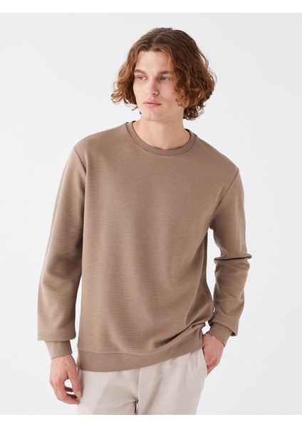 Lcw Vision Bisiklet Yaka Uzun Kollu Erkek Sweatshirt