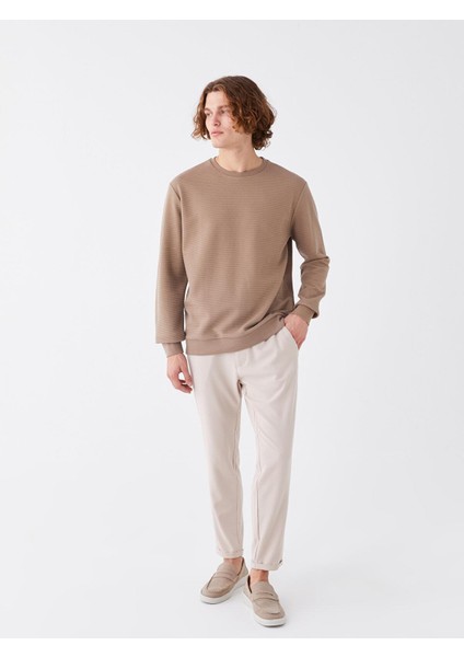 Lcw Vision Bisiklet Yaka Uzun Kollu Erkek Sweatshirt