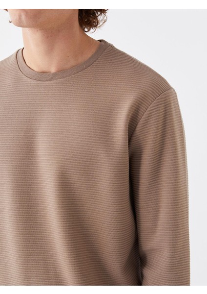 Lcw Vision Bisiklet Yaka Uzun Kollu Erkek Sweatshirt