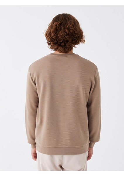 Lcw Vision Bisiklet Yaka Uzun Kollu Erkek Sweatshirt