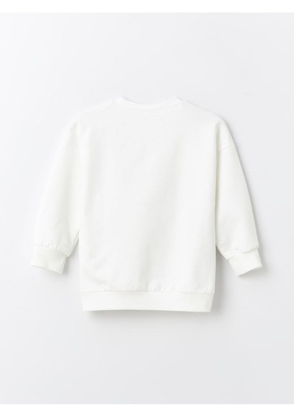 Lcw Baby Bisiklet Yaka Uzun Kollu Baskılı Erkek Bebek Sweatshirt