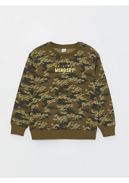 Lcw Kids Rahat Kalıp Bisiklet Yaka Erkek Çocuk Sweatshirt