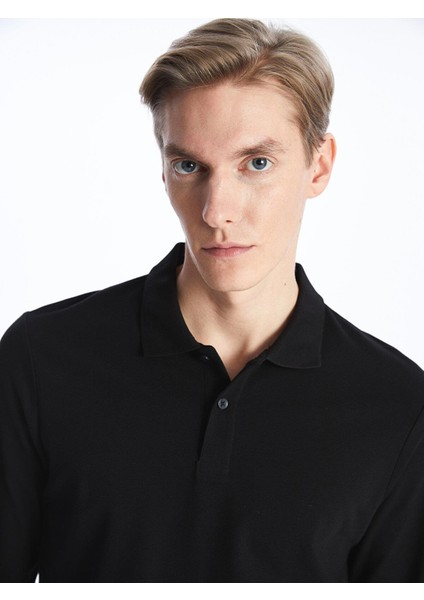 Lcwaıkıkı Classic Polo Yaka Uzun Kollu Erkek Sweatshirt modelleri