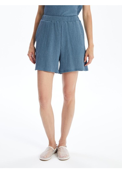 Lcwaıkıkı Basic Kadın Beli Lastikli Düz Şort fiyatları