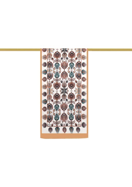 Bej Iznik Desen Dar Ipek Fular fiyatları