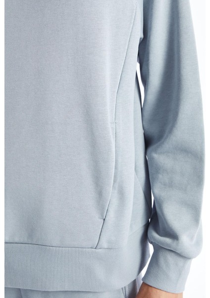 Lcw Vision Bisiklet Yaka Oversize Kadın Sweatshirt